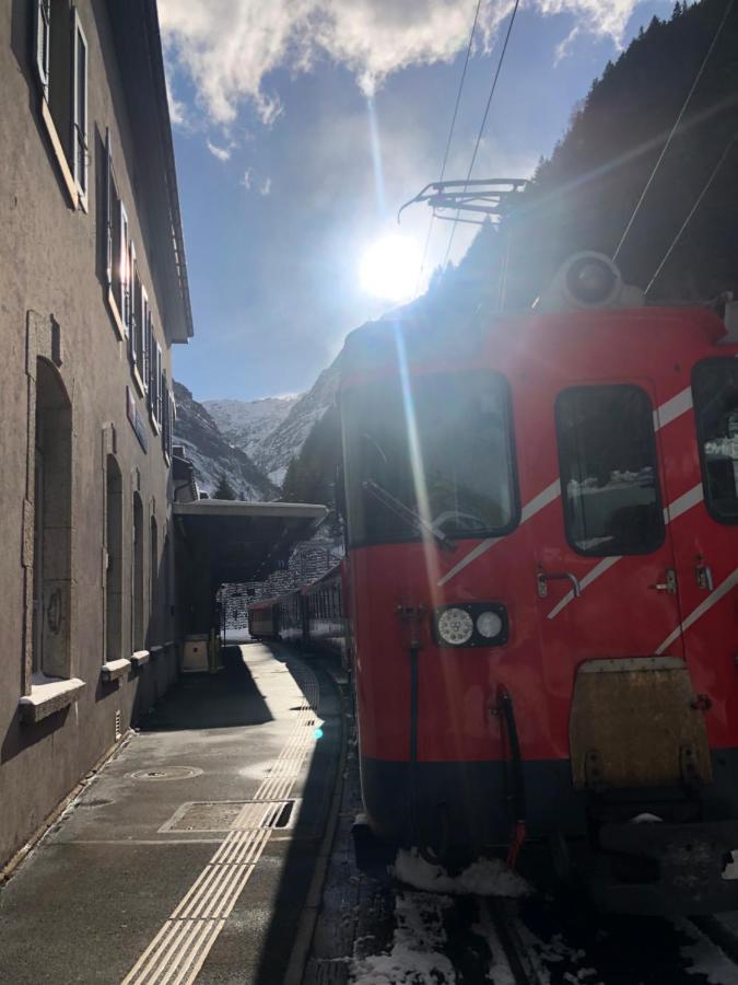 Alpine Haus Daire Göschenen Dış mekan fotoğraf