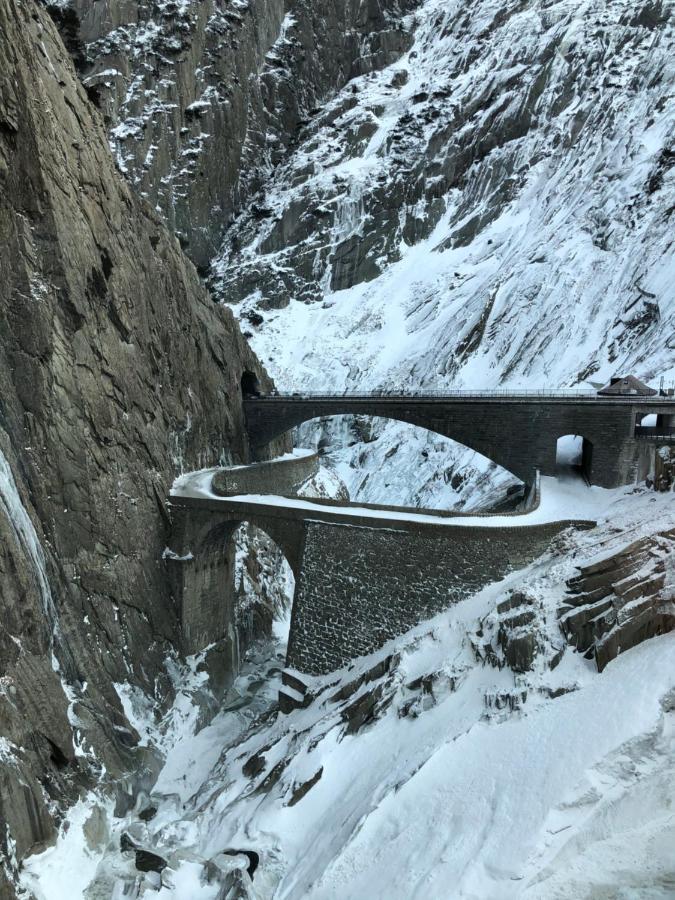 Alpine Haus Daire Göschenen Dış mekan fotoğraf